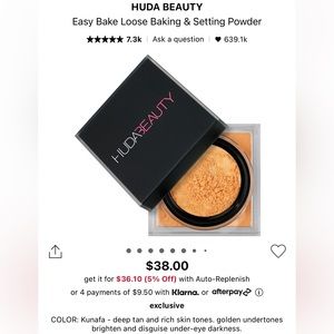 Huda beauty loose powder